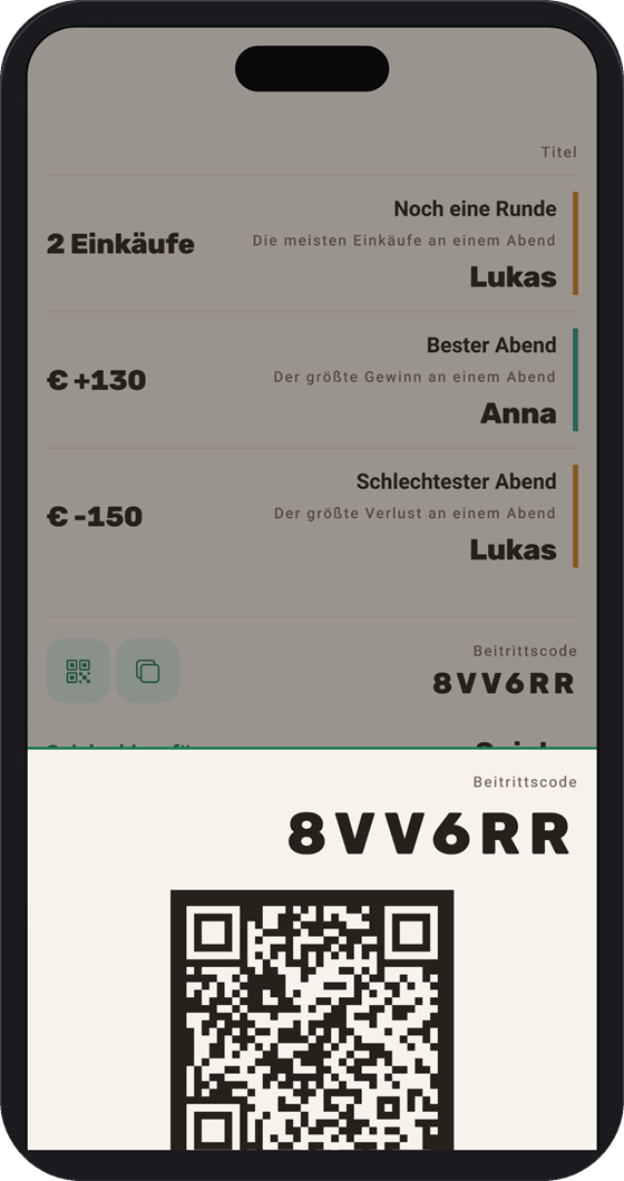 Der ganze Tisch sieht den Pot, live
